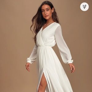 Lulu’s white maxi dress